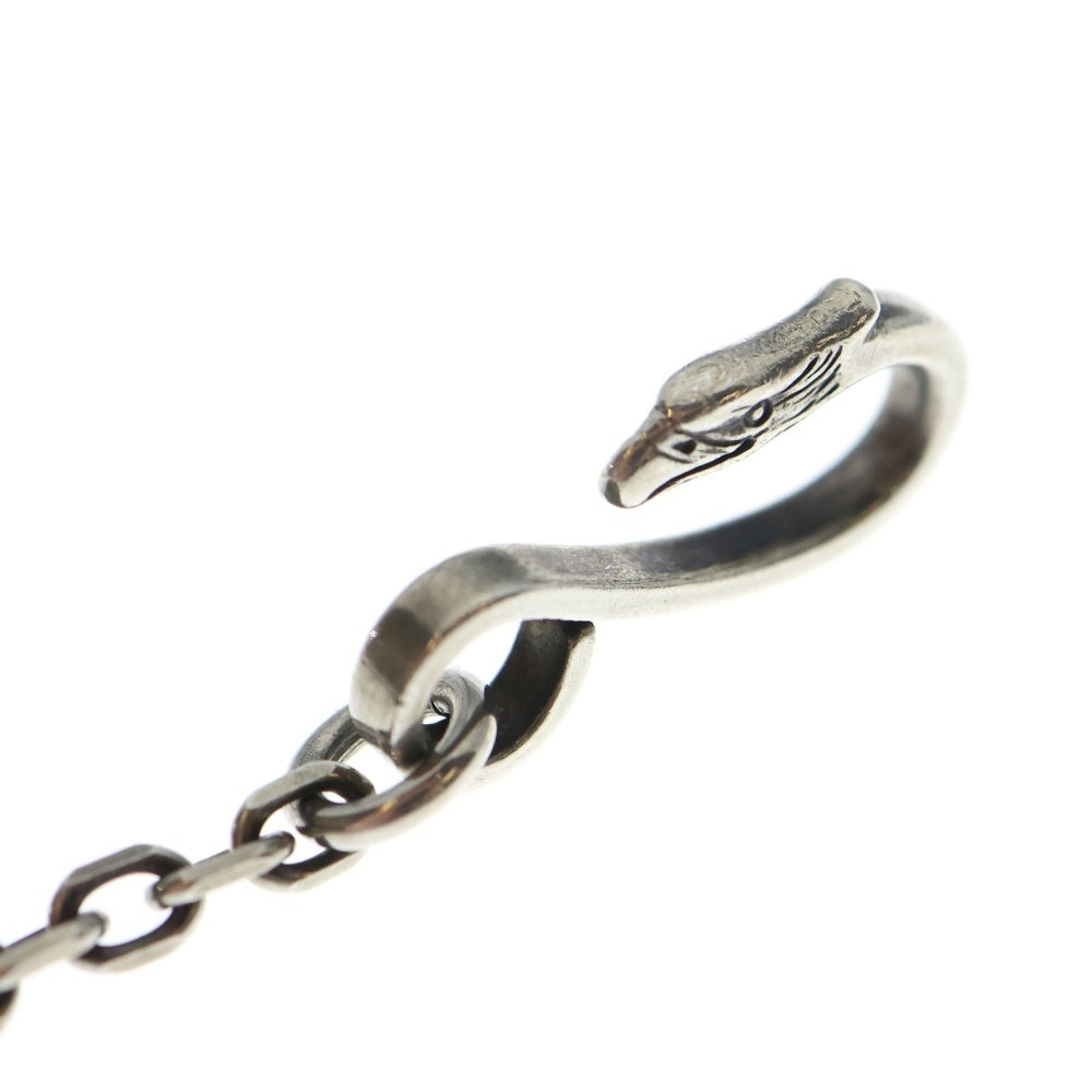 goro's ゴローズ ホイール付き太角チェーン ネックレス シルバー goro's(ゴローズ) メタル付きホイール太角チェーン ネックレスチェーン