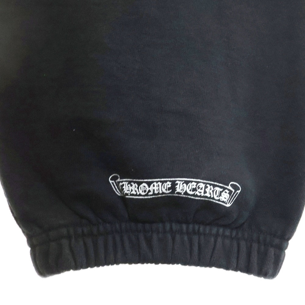 CHROME HEARTS(クロムハーツ) MLTCOL CEM CRS SWEAT PANTS マルチセメタリークロスプリントスウェットロングパンツ ブラック