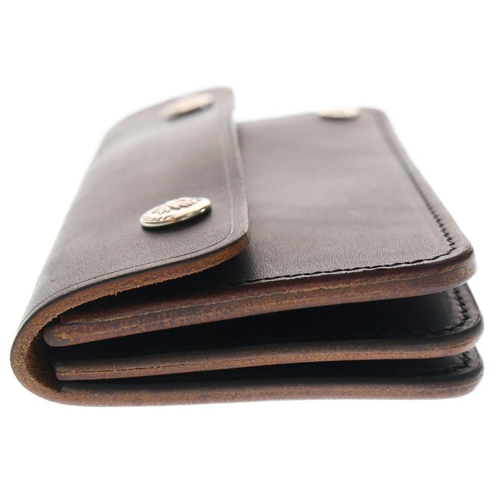 【美品/希少】LARRYSMITH （ラリースミス）トラッカーウォレット　茶色 美品/希少】LARRYSMITH （ラリースミス）トラッカーウォレット 茶色