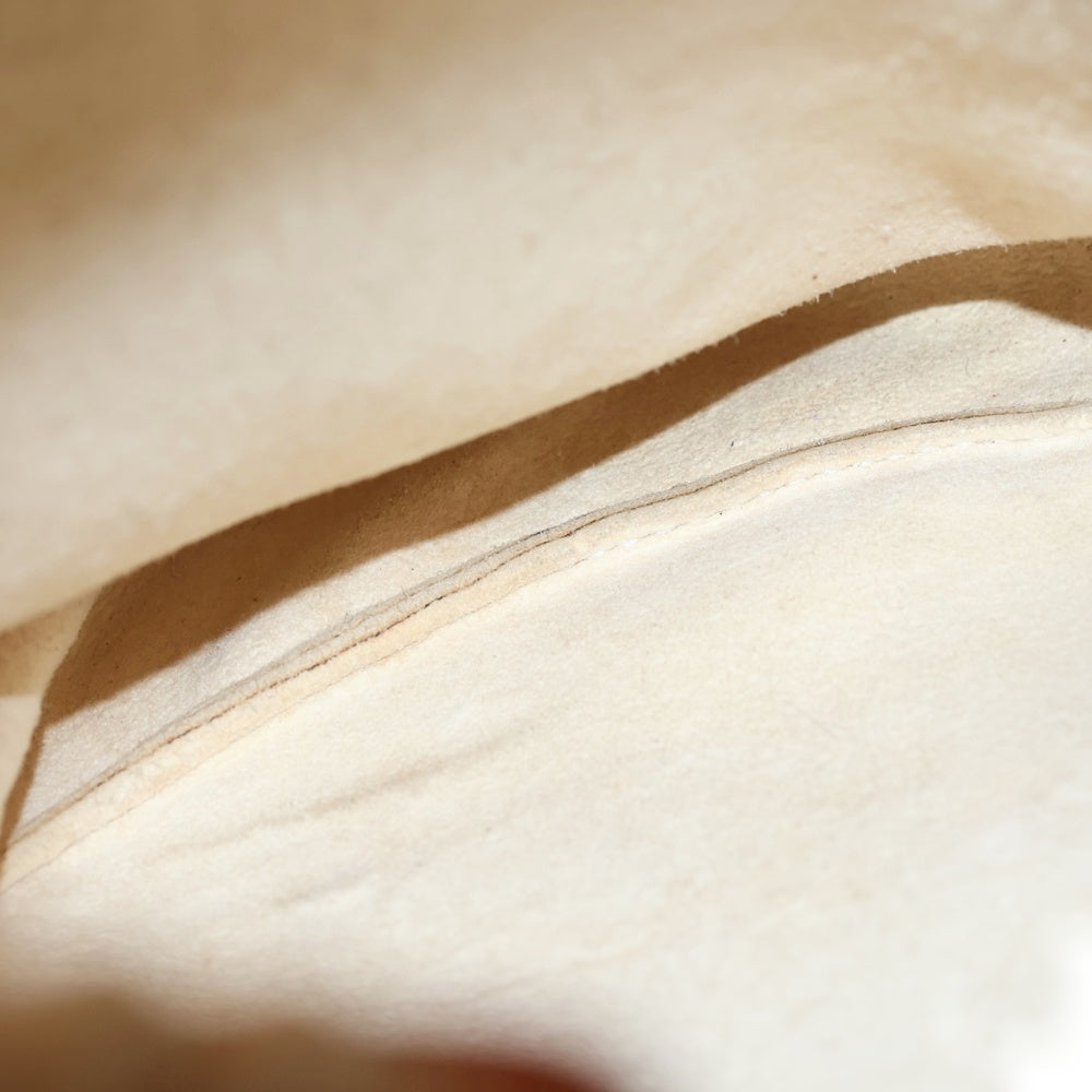 goro's(ゴローズ) K18付きコーン 金縄ターコイズコンチョ付き巾着バックSサイズ ベージュ