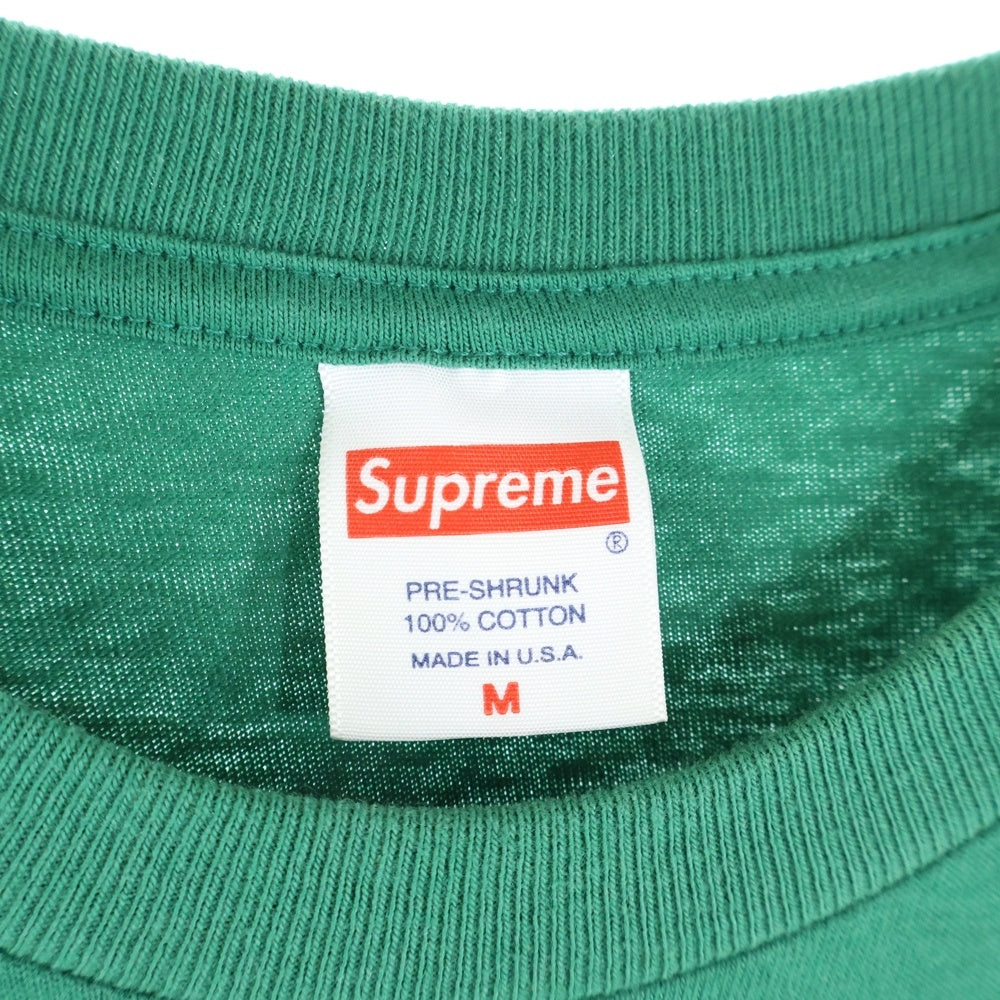 SUPREME(シュプリーム) 20AW Box Logo L/S Tee ボックスロゴ クルーネック ロングスリーブ 長袖Tシャツ グリーン
