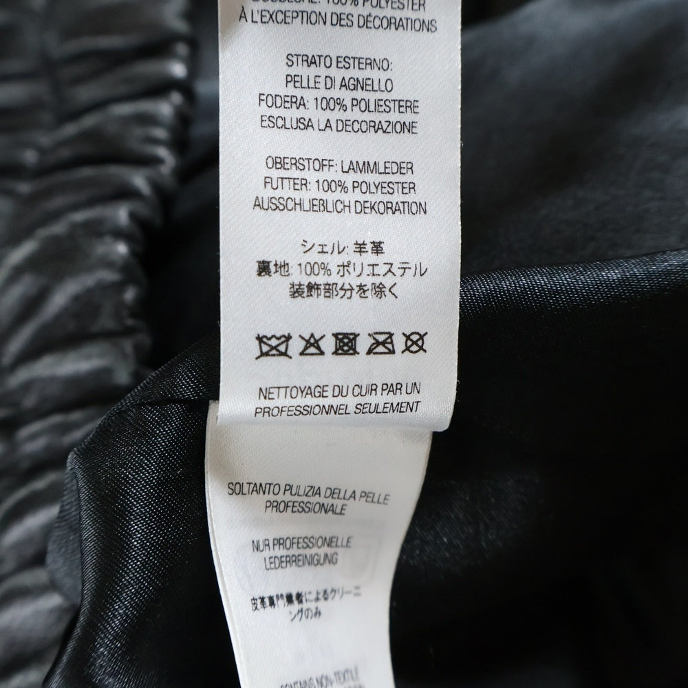 SUPREME(シュプリーム) 24SS Gem Studded Leather Jacket ジェムスタッズレザージャケット ブラック