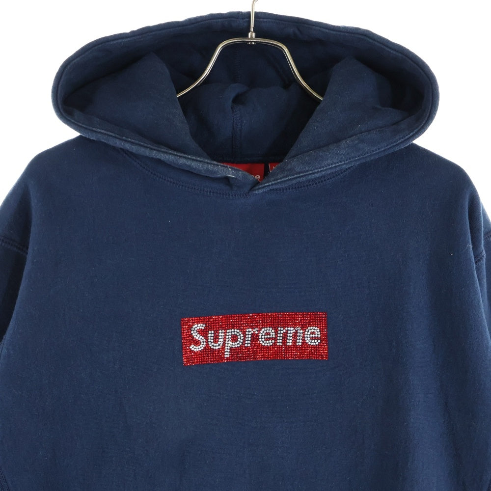 SUPREME(シュプリーム) 19SS Swarovski Box Logo Hooded Sweatshirt