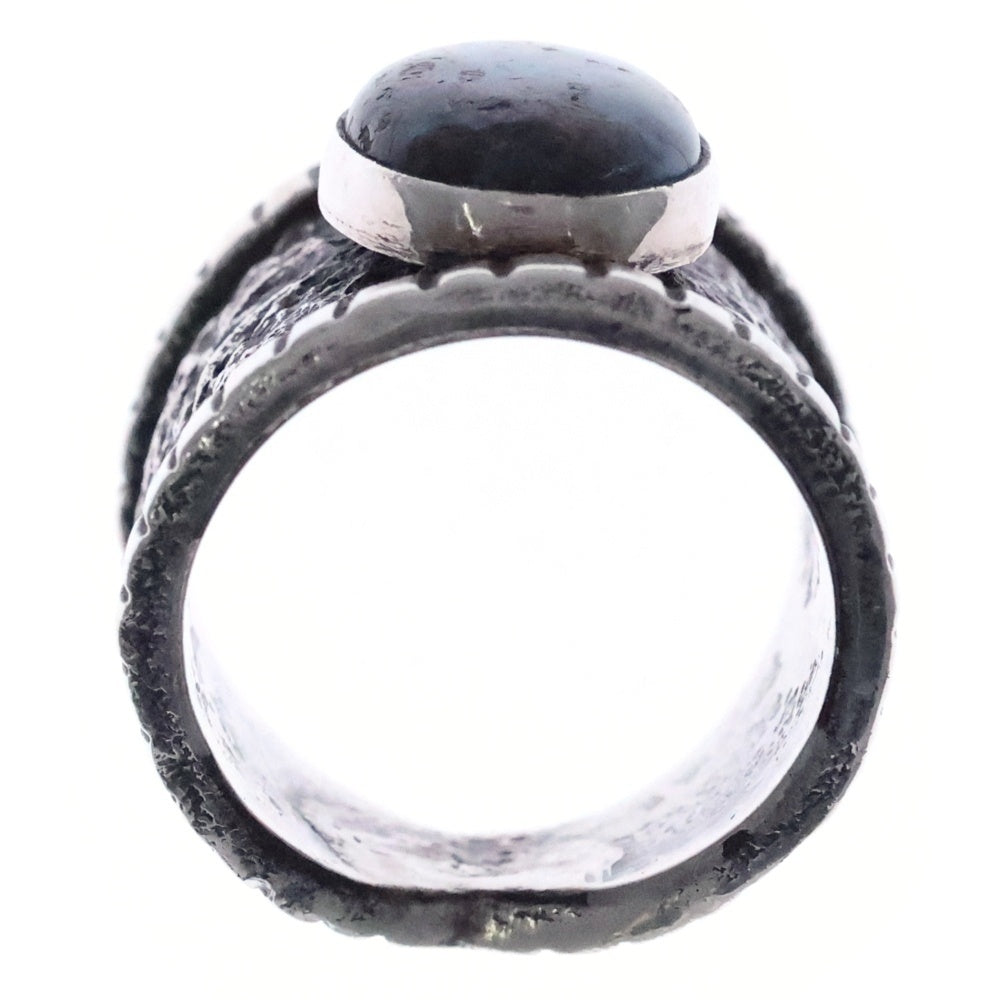 INDIAN JEWELRY(インディアンジュエリー) ナバホ族 Aaron Anderson アーロンアンダーソンナンバーエイト トゥファキャスト リング シルバー