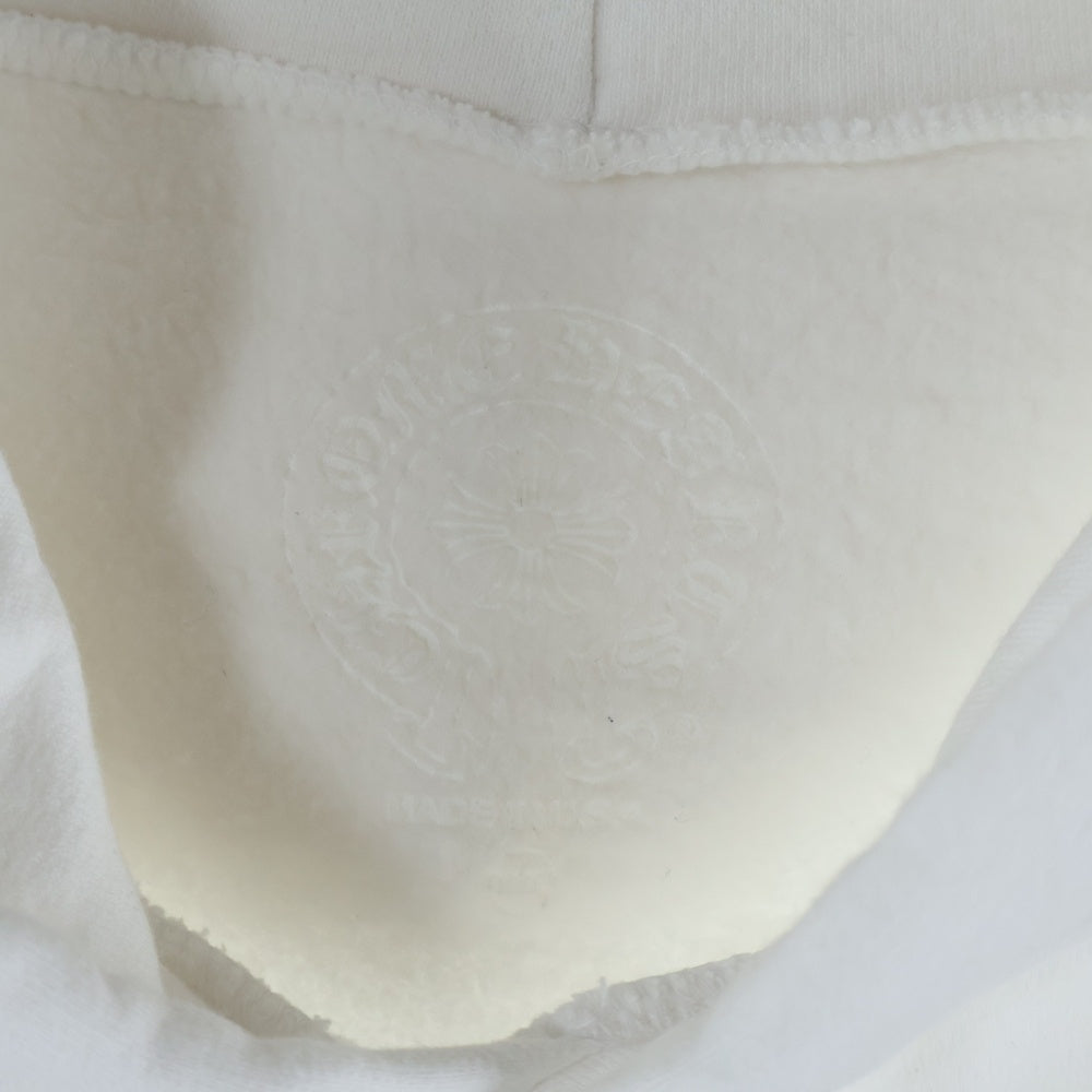 CHROME HEARTS(クロムハーツ) SWTSHRT PLVR アームロゴ プルオーバースウェットパーカー フーディー ホワイト