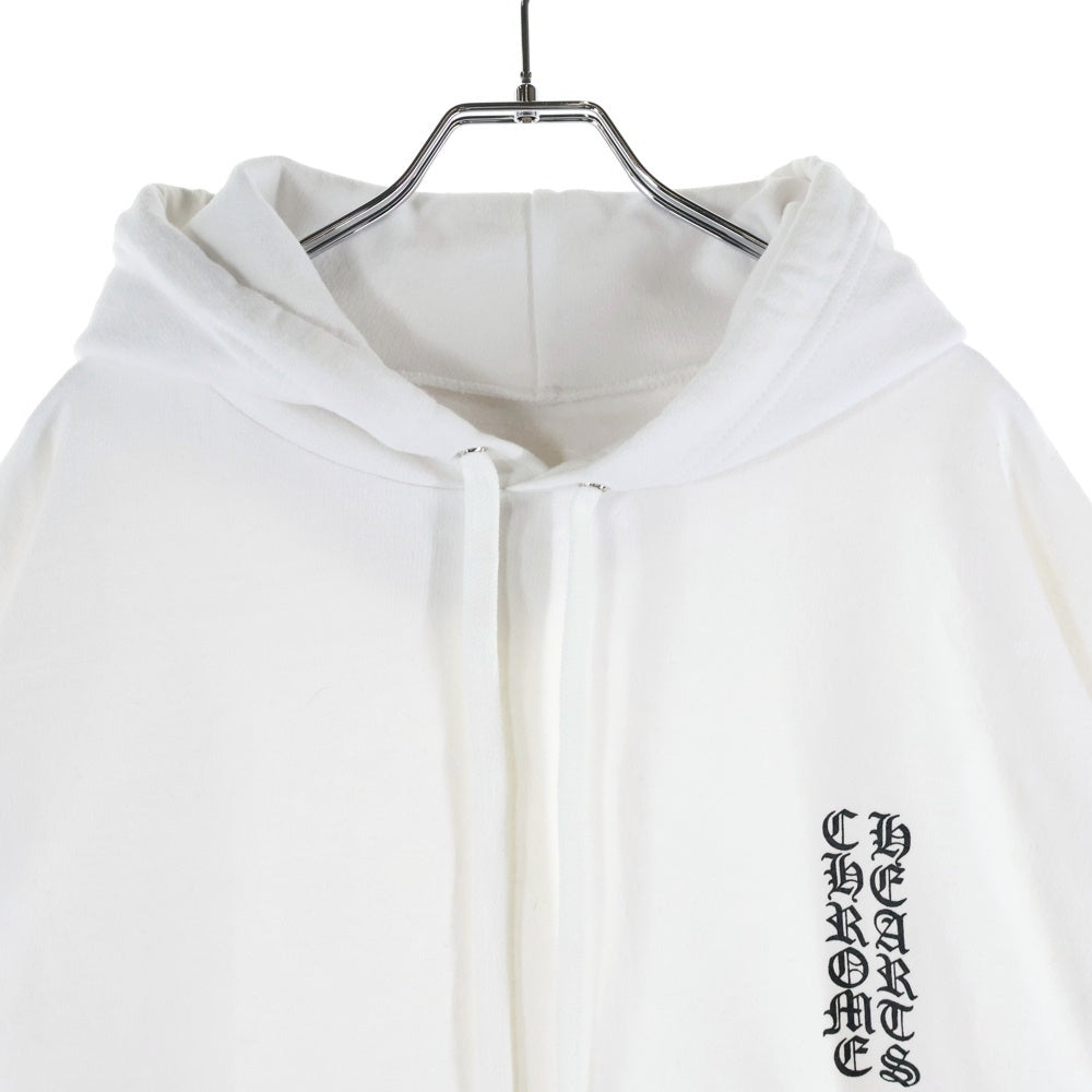 CHROME HEARTS(クロムハーツ) SWTSHRT PLVR アームロゴ プルオーバースウェットパーカー フーディー ホワイト