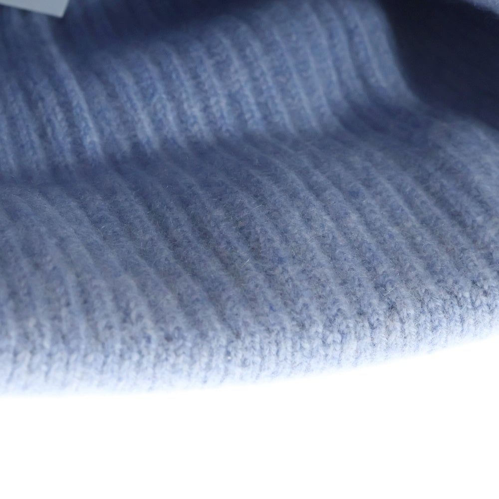 CHROME HEARTS(クロムハーツ) BIG DADDY ビッグダディ スターボール付きカシミヤニットビーニーニットキャップ ライトブルー