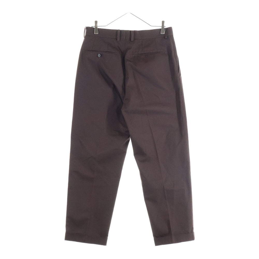 WACKO MARIA(ワコマリア) The Guilty Partiesタックスラックス テーパードパンツ ブラウン M