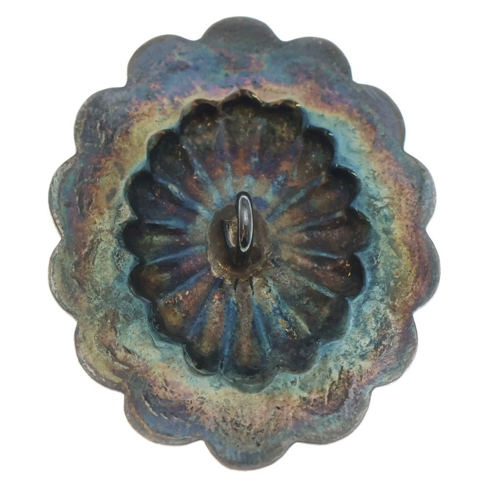 goro's(ゴローズ) K18付きフラワーコンチョ シルバーゴールド