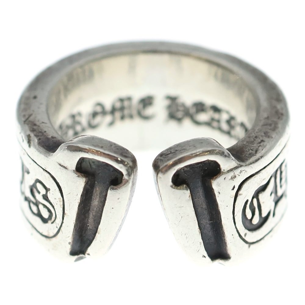 CHROME HEARTS(クロムハーツ) LG SCROLL LABEL ラージスクロールラベル リング シルバーBCA383