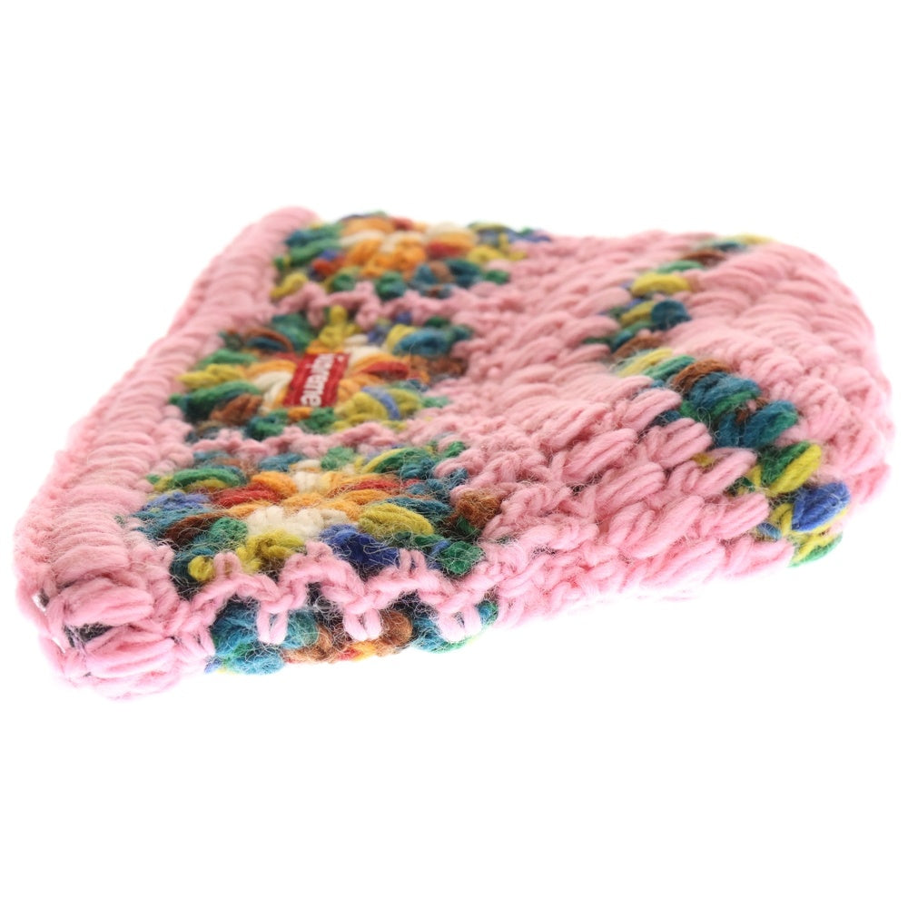 SUPREME(シュプリーム) 25SS Crochet Beanie クロシェ ビーニー ニット帽 ピンク レディース