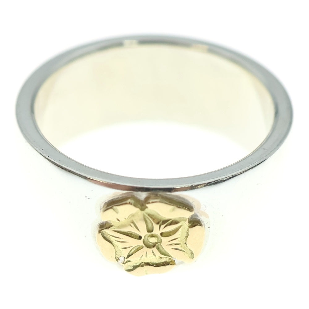 goro's(ゴローズ) 【新品】ローズ平打ちリング シルバー/ゴールド