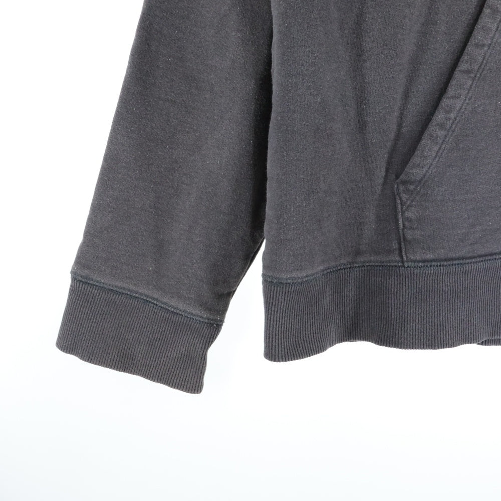 CHROME HEARTS(クロムハーツ) GRP Y NOT ワイノット ヴァーティカルロゴダガー刺繍スウェットプルオーバーパーカー フーディー グレー