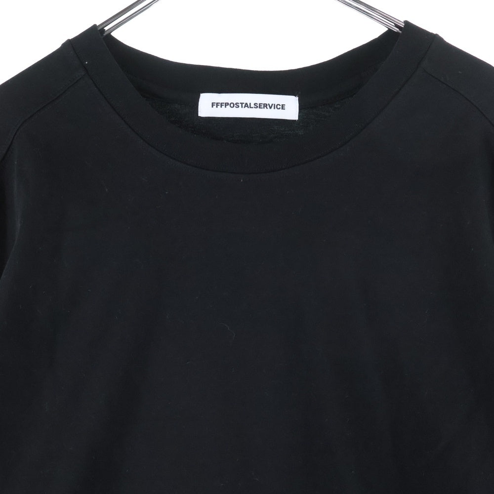 FFFPOSTALSERVICE(トリプルエフポスタルサービス) 25AW Diffraction Knit Layered L/S ディフラクションニットレイヤード長袖Tシャツ ブラック