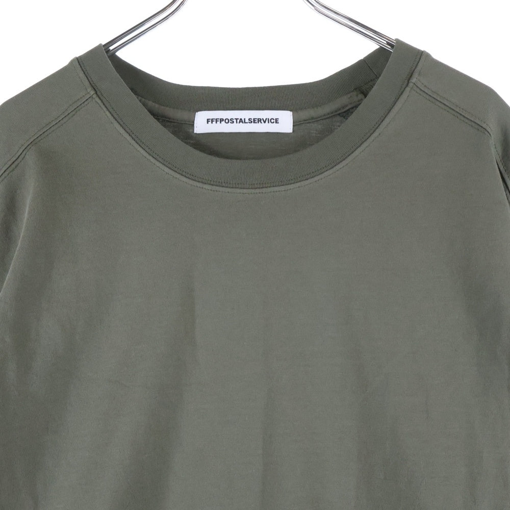 FFFPOSTALSERVICE(トリプルエフポスタルサービス) 25AW Diffraction Knit Layered L/S ディフラクションニットレイヤード長袖Tシャツ カーキ