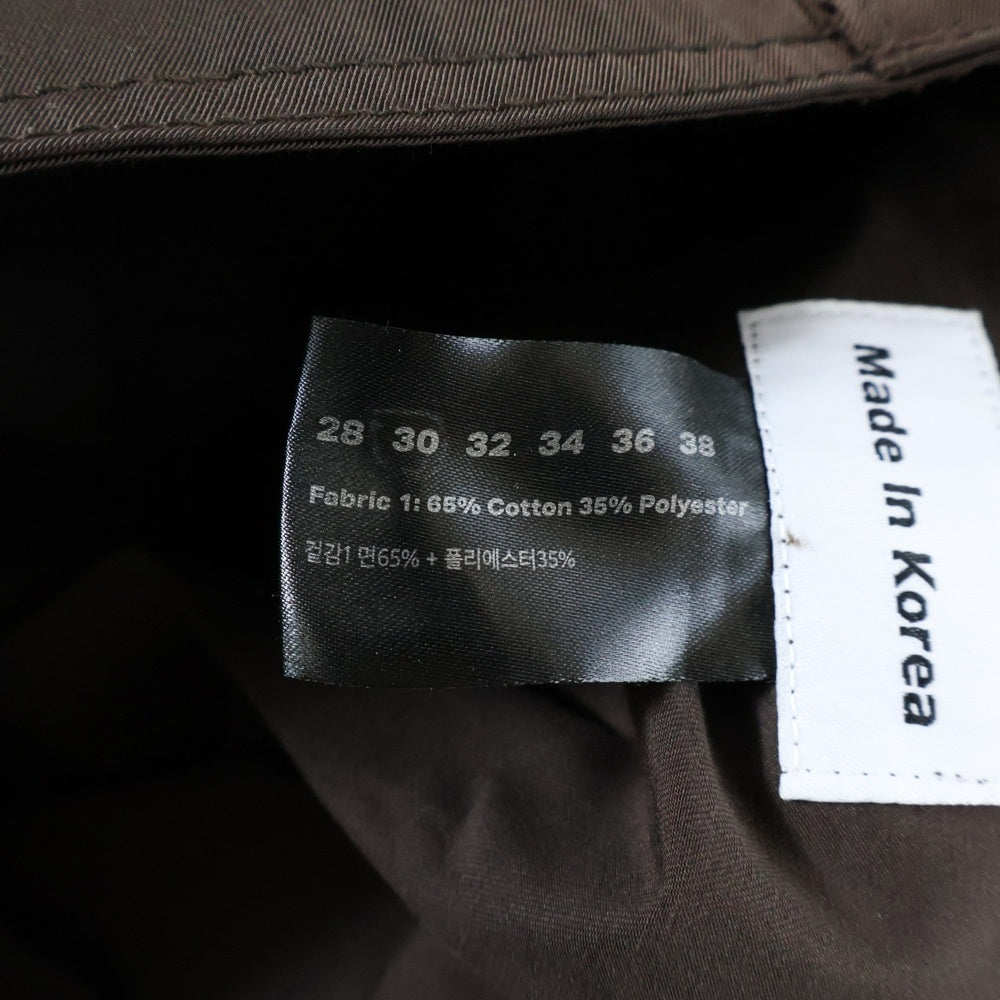FFFPOSTALSERVICE(トリプルエフポスタルサービス) 25SS 3-WAY ZIP CARGO TROUSERS ジップカーゴトラウザーズパンツ ブラウン
