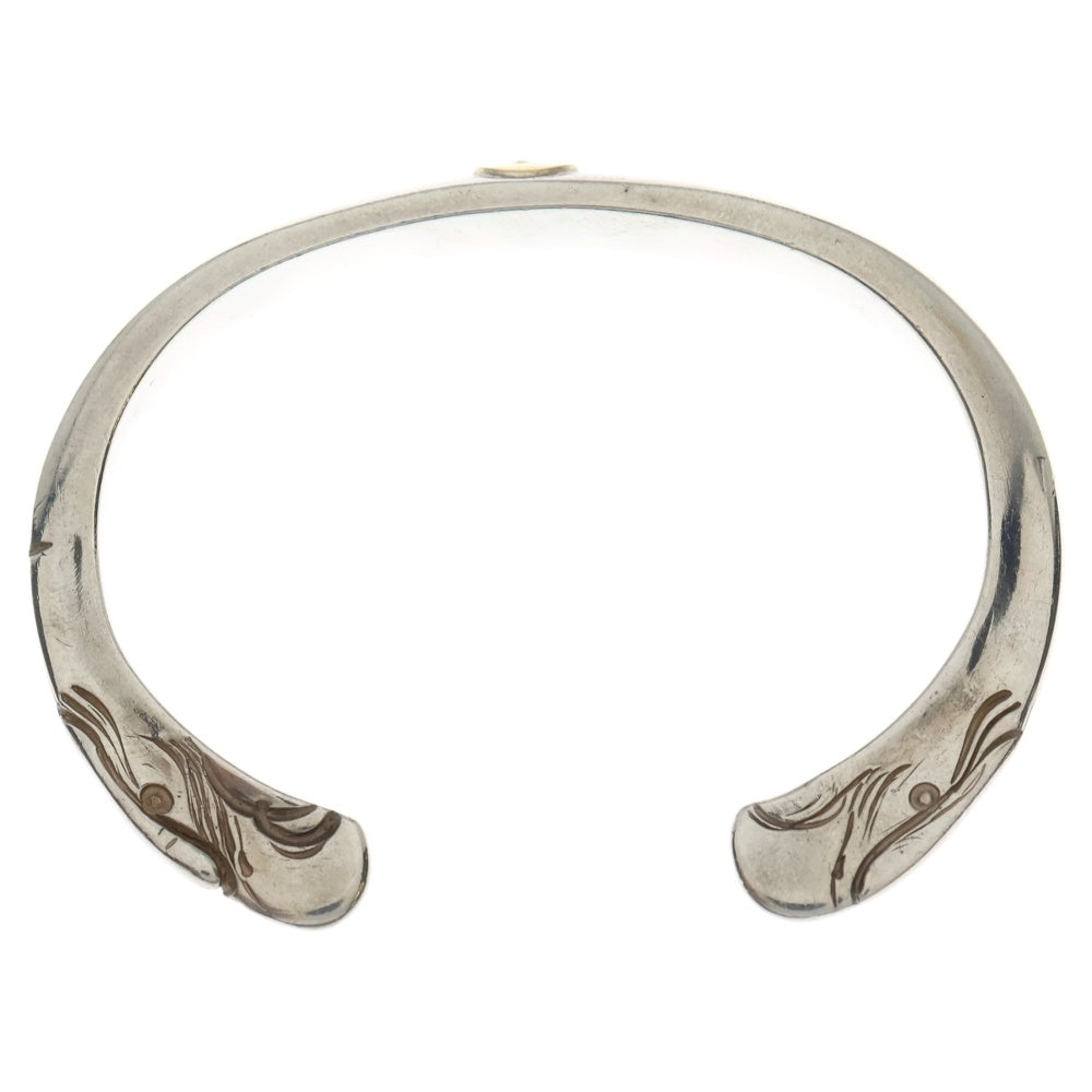 goro's(ゴローズ) 【オールド】顔ブレスS バングル シルバー/ゴールド