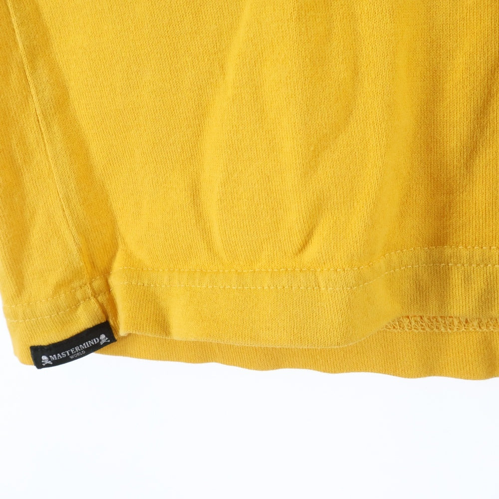 mastermind JAPAN(マスターマインドジャパン) ボクシーフィットプリント半袖Tシャツ MW20S04-TS060 イエロー