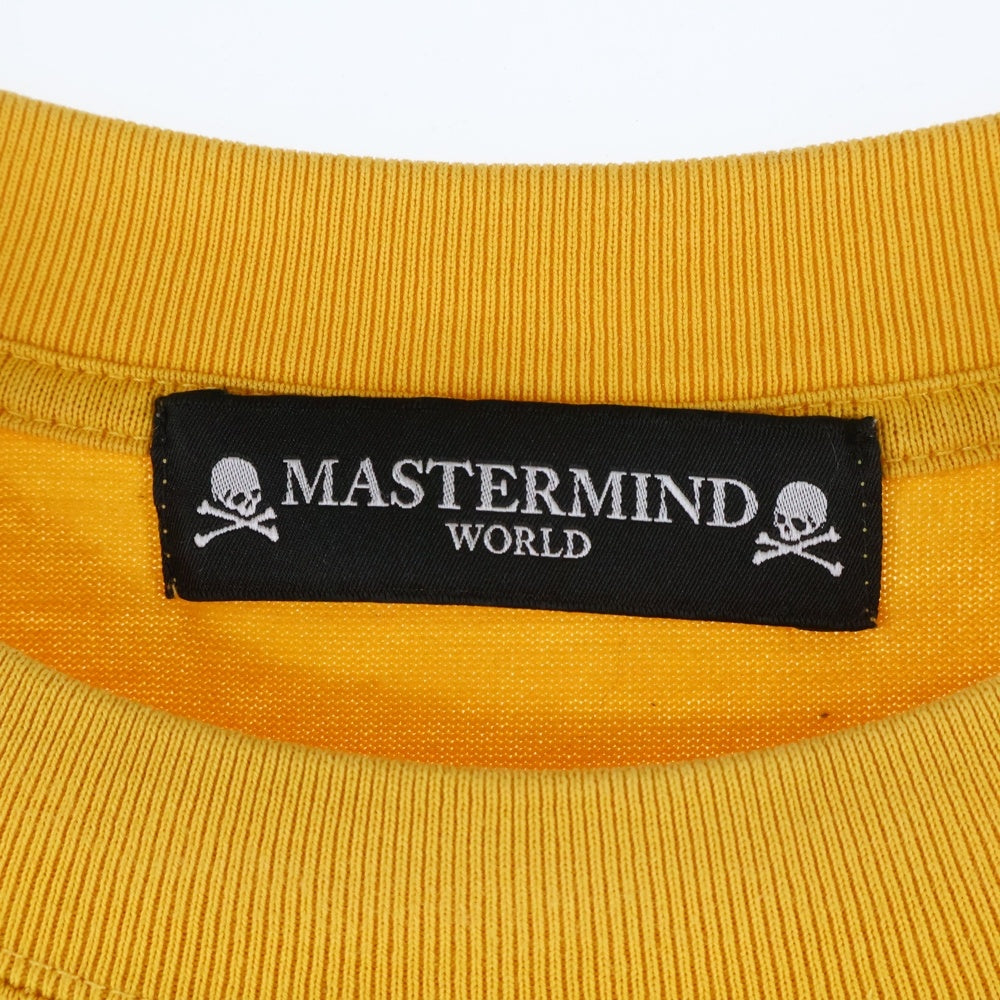 mastermind JAPAN(マスターマインドジャパン) ボクシーフィットプリント半袖Tシャツ MW20S04-TS060 イエロー