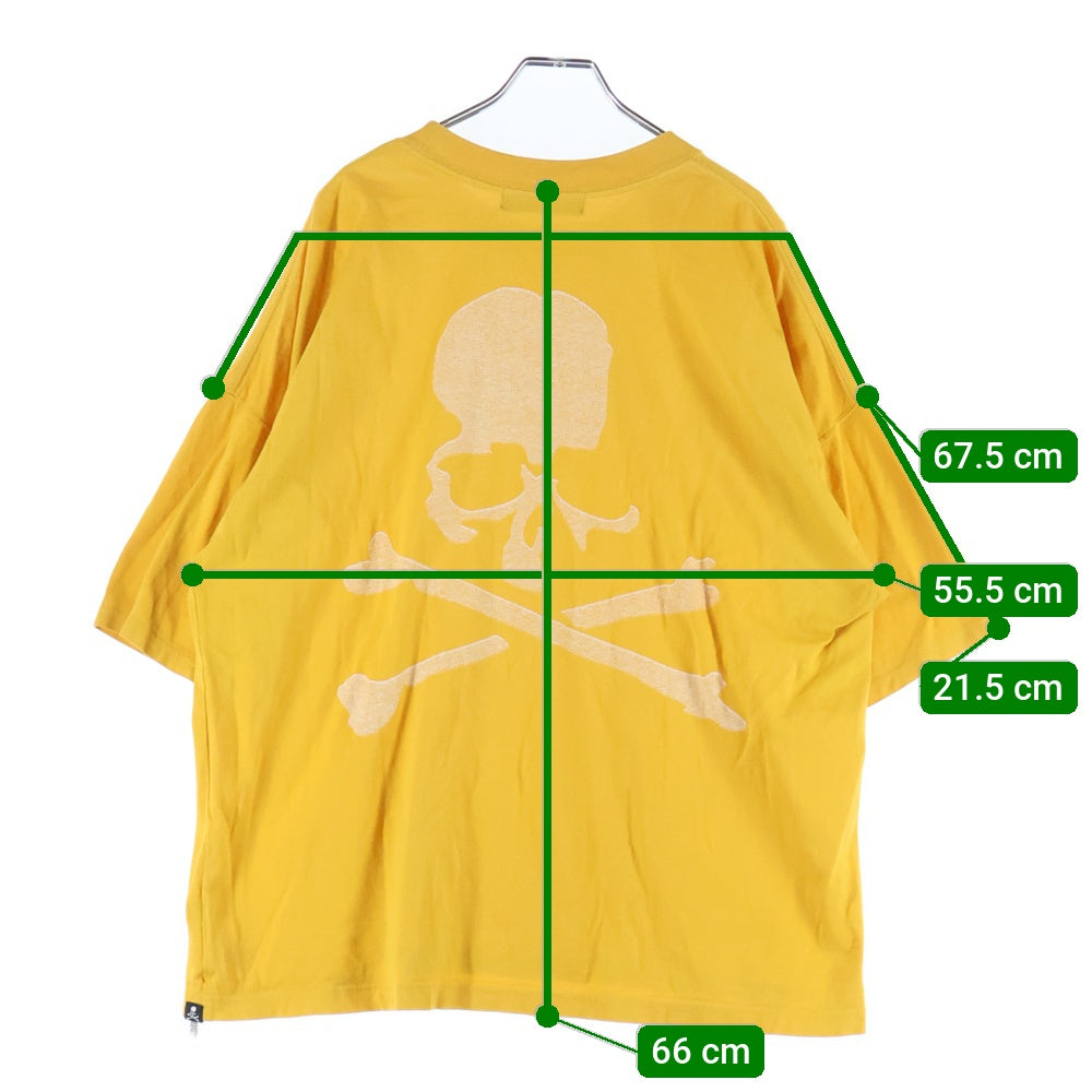 mastermind JAPAN(マスターマインドジャパン) ボクシーフィットプリント半袖Tシャツ MW20S04-TS060 イエロー