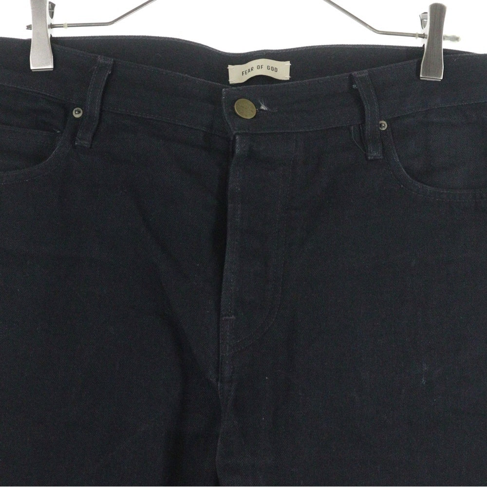 FEAR OF GOD(フィアオブゴッド) カットオフレギュラーフィットデニムパンツ ブラック