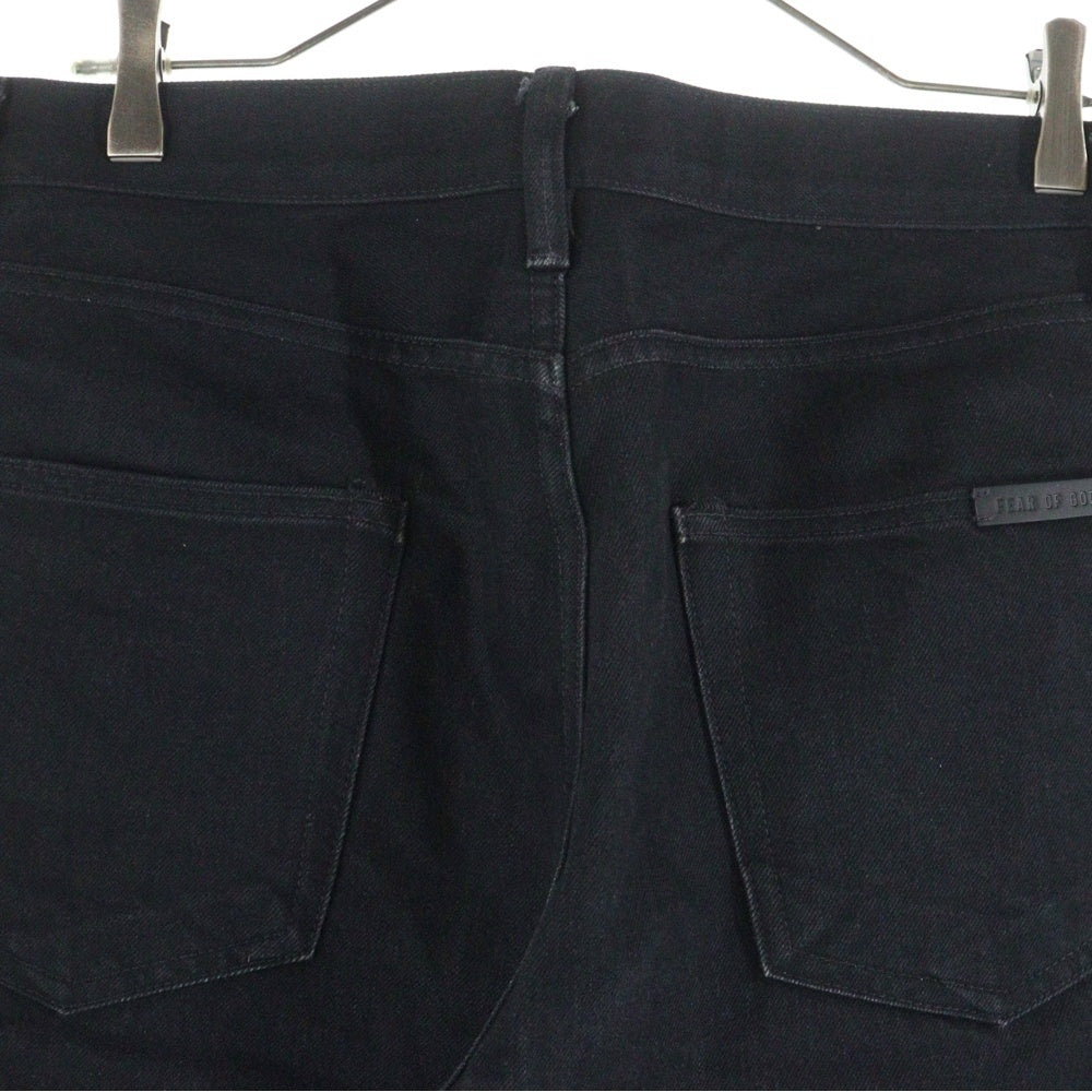 FEAR OF GOD(フィアオブゴッド) カットオフレギュラーフィットデニムパンツ ブラック