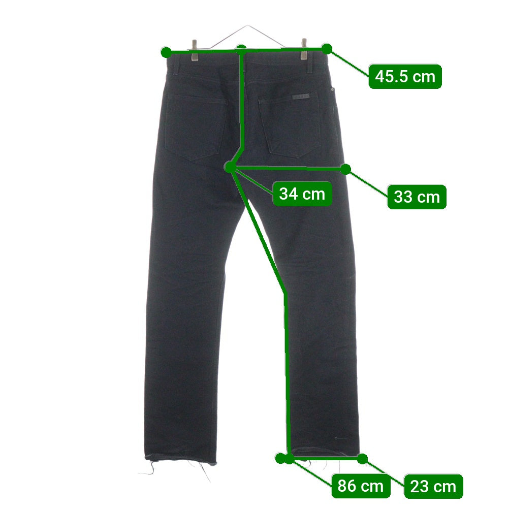 FEAR OF GOD(フィアオブゴッド) カットオフレギュラーフィットデニムパンツ ブラック