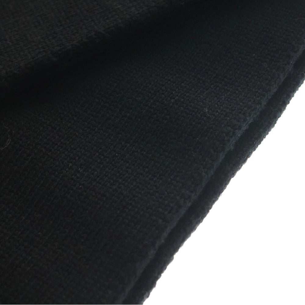 BALENCIAGA(バレンシアガ) PATCH SCARF パッチロゴスカーフ マフラー 822860 ブラック