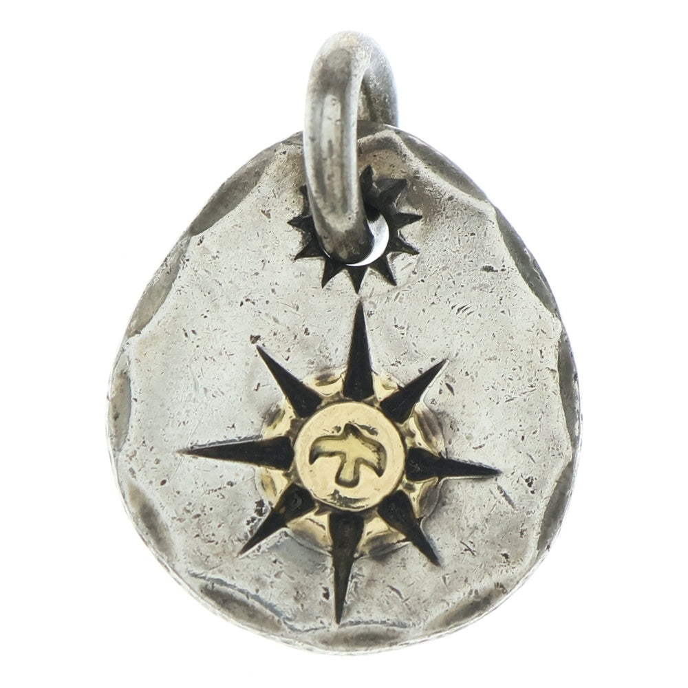 goro's(ゴローズ) たたきメタル小 ペンダントトップ シルバー/ゴールド BGA068