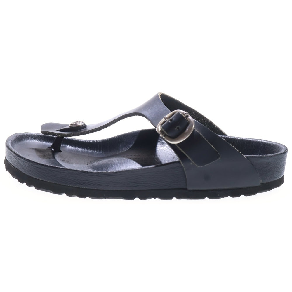 CHROME HEARTS(クロムハーツ) ×BIRKENSTOCK ビルケンシュトック ギゼ ガンスリンガー レザーサンダル ブラック/シルバー レディース
