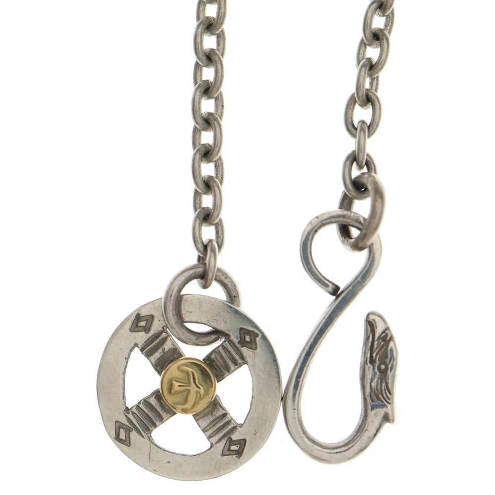 goro's(ゴローズ) メタル付きホイールチェーン細丸 ネックレスチェーン BGA086