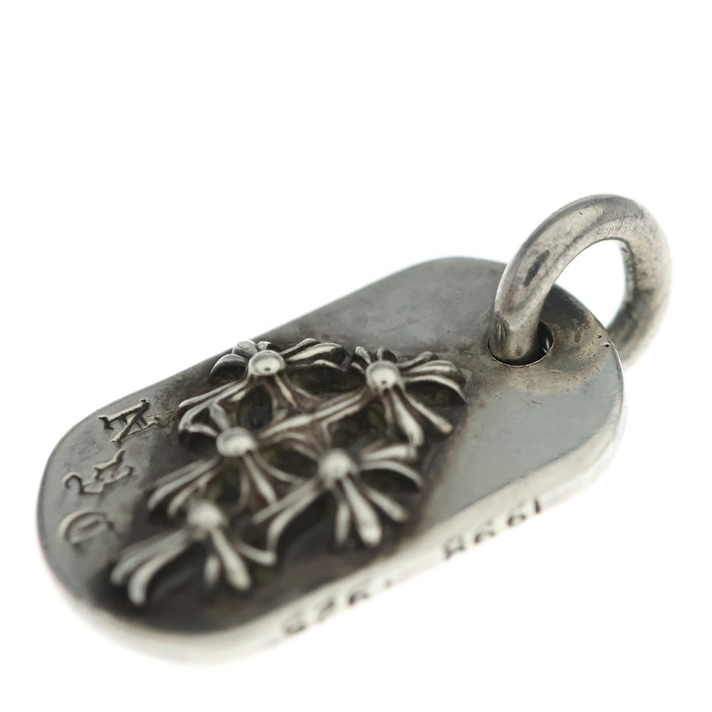 CHROME HEARTS(クロムハーツ) RAISED DOGTAG レイズドドッグタグ NYC限定 ネックレストップ シルバー