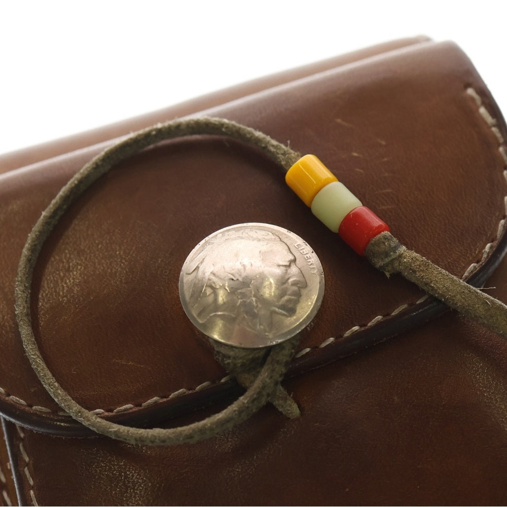 goro's(ゴローズ) 二つ折り レザーウォレット 財布 ブラウン