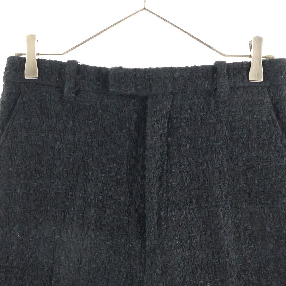 GUCCI(グッチ) 22AW Exquisite Gucci ツイードウールバミューダショーツ ハーフパンツ 718365 ZAKF9 ブラック