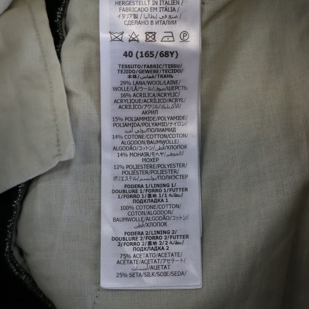 GUCCI(グッチ) 22AW Exquisite Gucci ツイードウールバミューダショーツ ハーフパンツ 718365 ZAKF9 ブラック