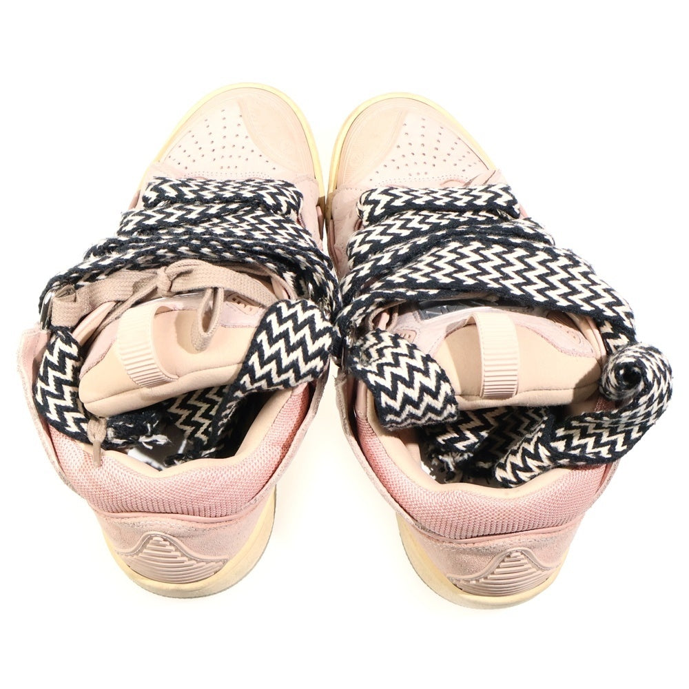 LANVIN(ランバン) CURB SNEAKERS レザーカーブ ローカットスニーカー ピンク レディース