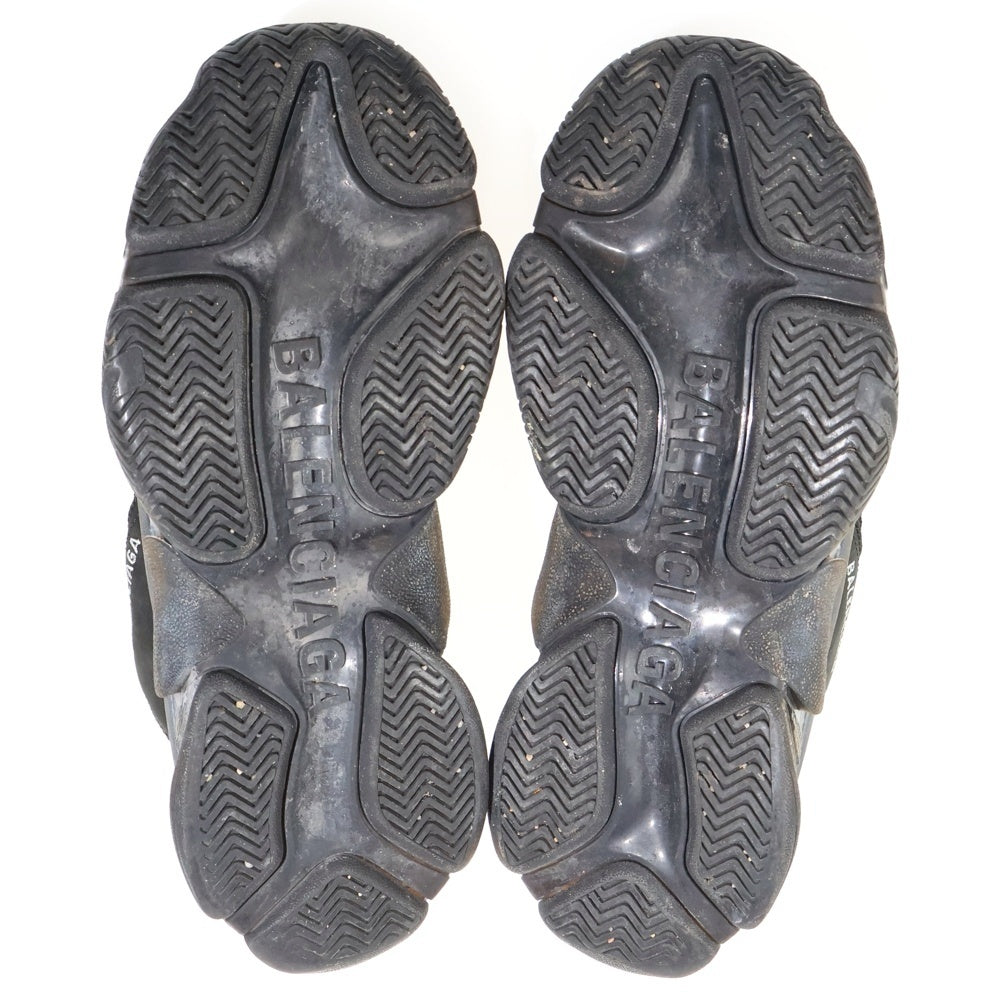 BALENCIAGA(バレンシアガ) Triple S トリプルエス クリアソールダッドローカットスニーカー ブラック 541624