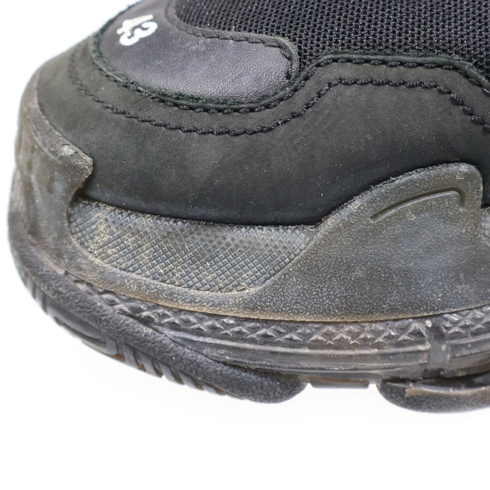 BALENCIAGA(バレンシアガ) Triple S トリプルエス クリアソールダッドローカットスニーカー ブラック 541624