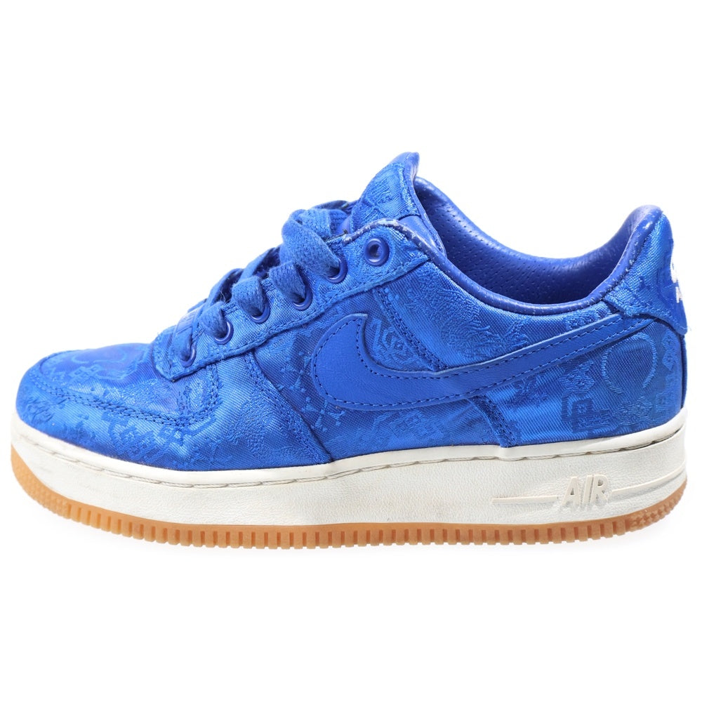 NIKE(ナイキ) ×CLOT AIR FORCE 1 PRM CJ5290-400 クロット エアフォース1 プレミアム ゲームロイヤル ローカットスニーカー US5.5/24.0cm ブルー レディース