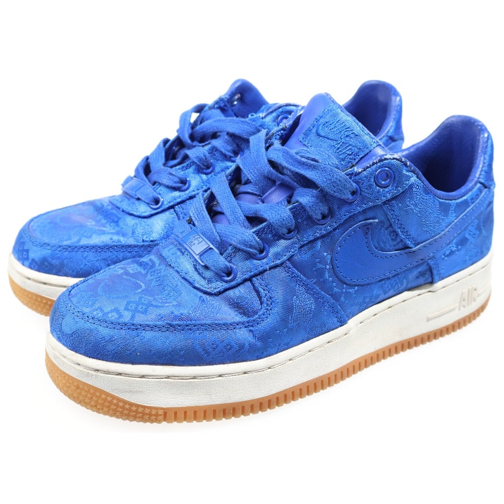 NIKE(ナイキ) ×CLOT AIR FORCE 1 PRM CJ5290-400 クロット エアフォース1 プレミアム ゲームロイヤル ローカットスニーカー US5.5/24.0cm ブルー レディース