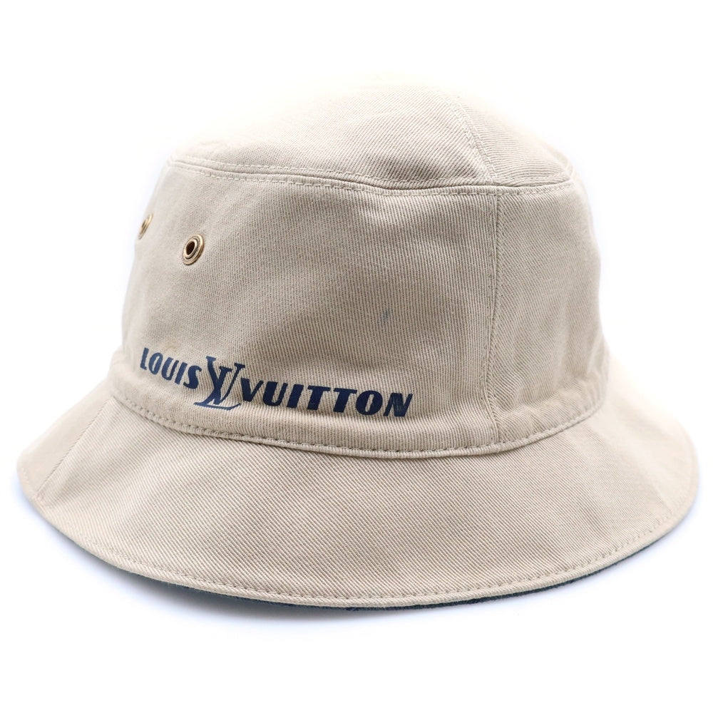 LOUIS VUITTON(ルイヴィトン) 19SS シャポーモノグラムデニムバケットハット 帽子 MP2440 インディゴブルー
