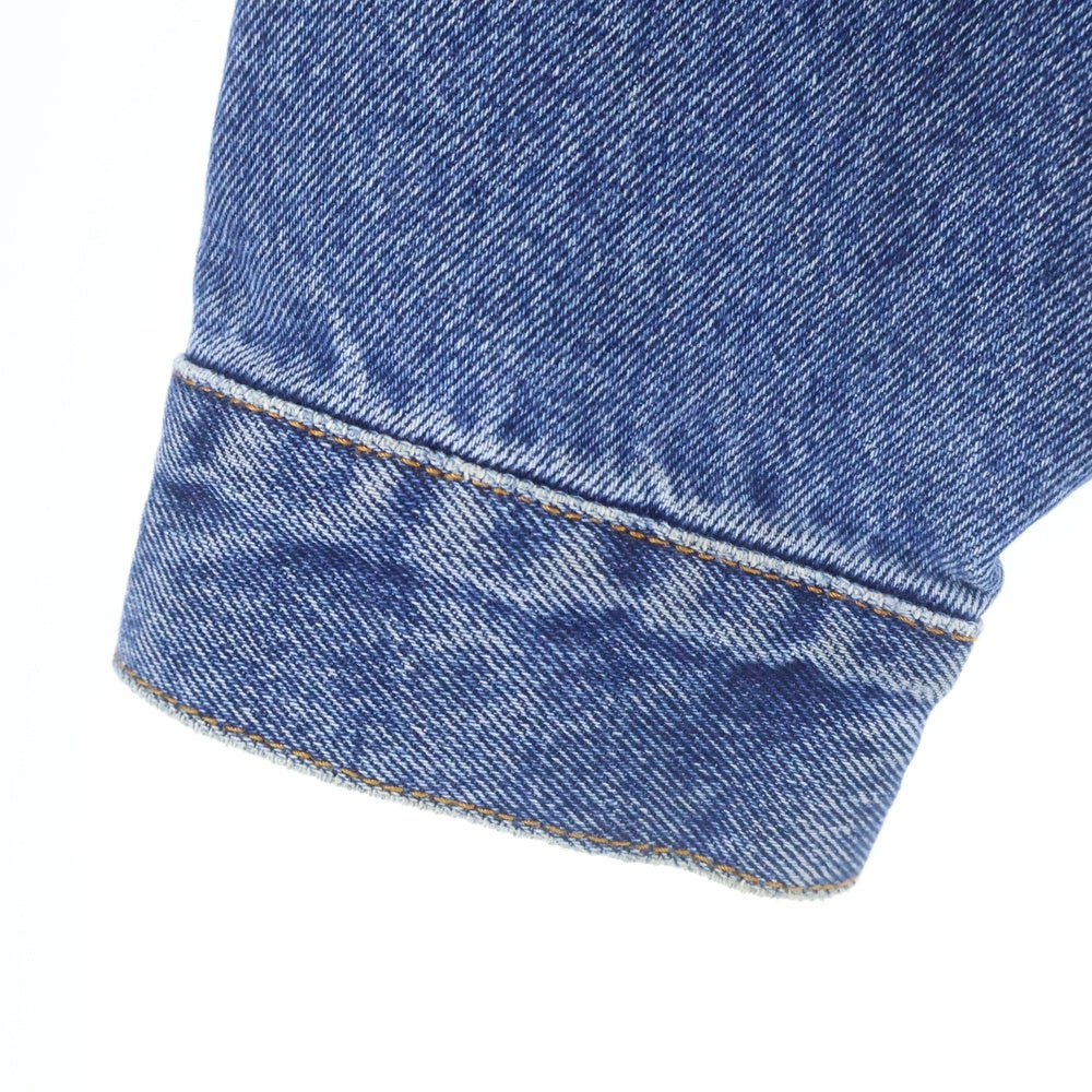 HERON PRESTON(ヘロンプレストン) 16AW AIRBRUSH DENIM JACKET エアブラッシュグラフィックデニムジャケット HMEA016F18689002 インディゴブルー