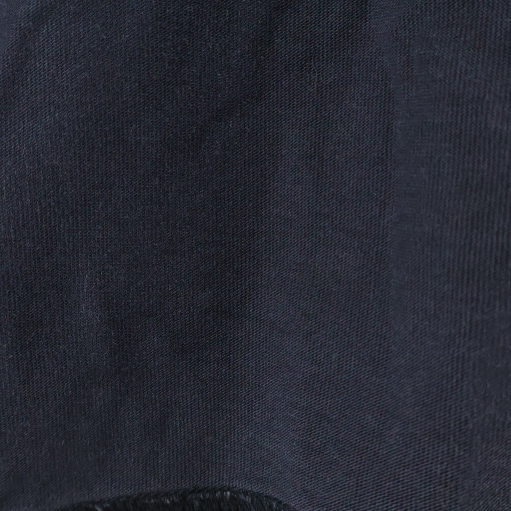 BALENCIAGA(バレンシアガ) 25SS Medium Fit T-Shirt インサイドアウトロゴ半袖Tシャツ 822441 TSVA2 ブラック