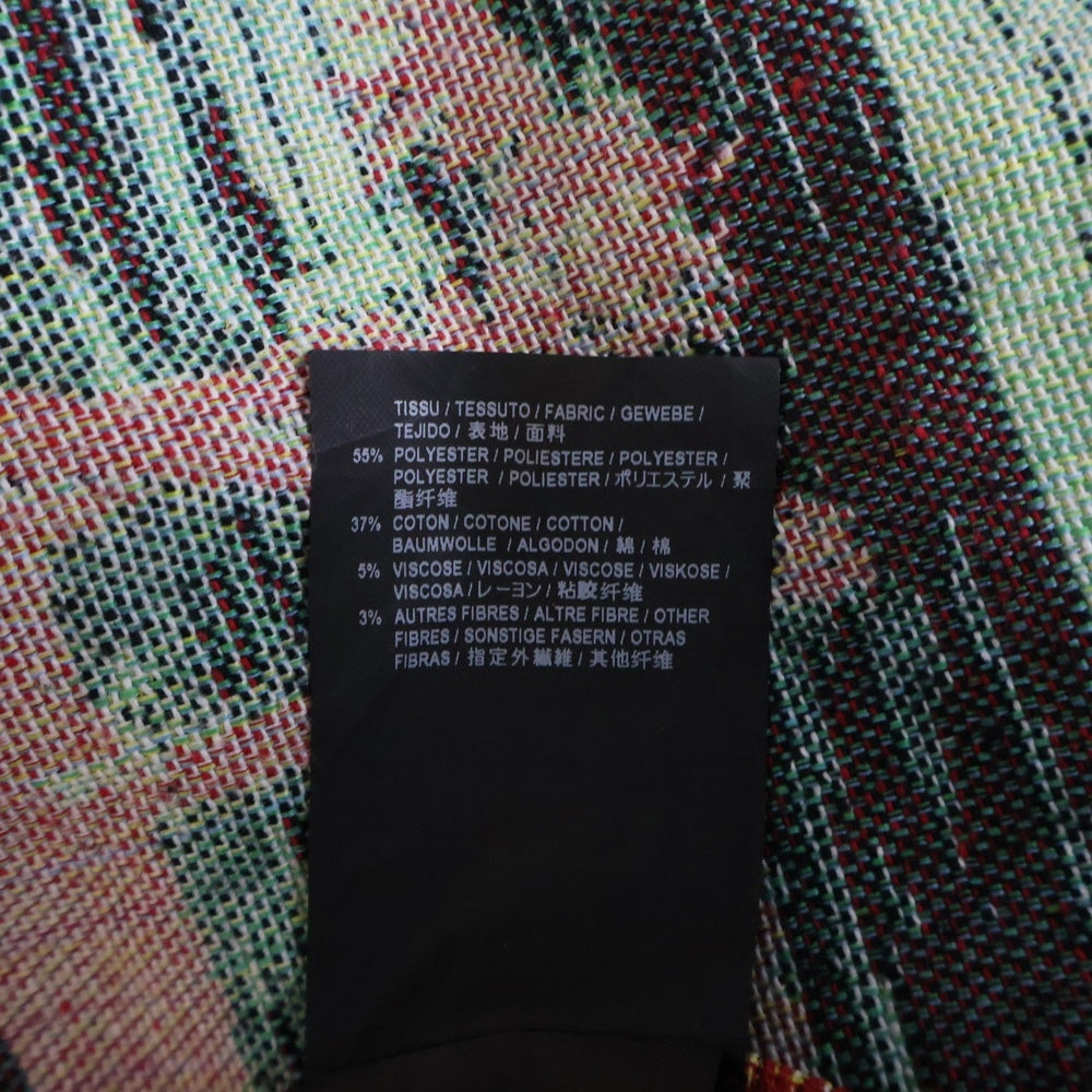 SAINT LAURENT PARIS(サンローランパリ) 16SS パームツリージャガード総柄フードジャケット 417953 Y985L レッド/マルチ