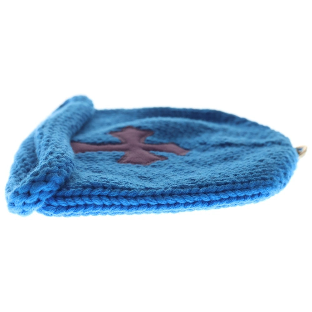 CHROME HEARTS(クロムハーツ) BEANIE CASH クロスパッチ付きカシミアビーニー