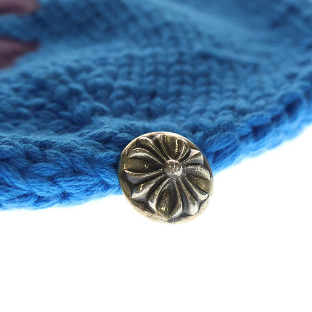 CHROME HEARTS(クロムハーツ) BEANIE CASH クロスパッチ付きカシミアビーニー