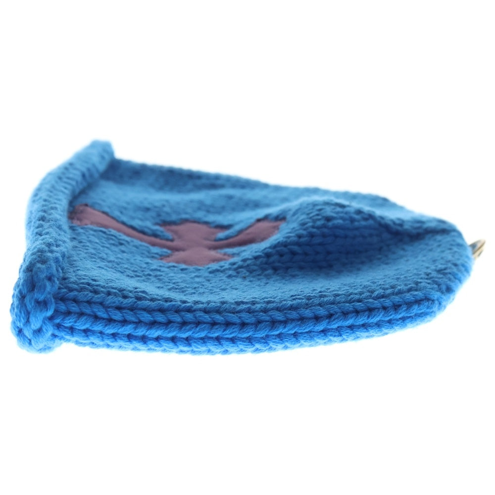 CHROME HEARTS(クロムハーツ) BEANIE CASH クロスパッチ付きカシミアビーニー