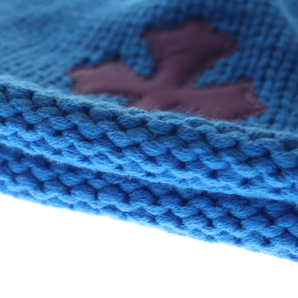 CHROME HEARTS(クロムハーツ) BEANIE CASH クロスパッチ付きカシミアビーニー