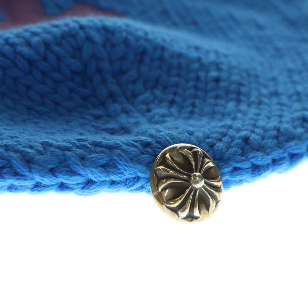 CHROME HEARTS(クロムハーツ) BEANIE CASH クロスパッチ付きカシミアビーニー