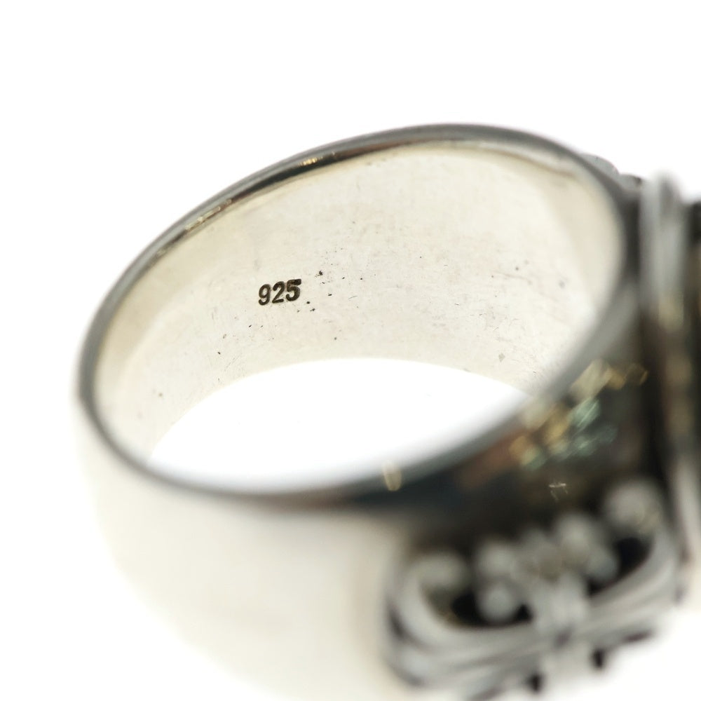 A&G(エーアンドジー) オニキス カラーストンリング シルバー